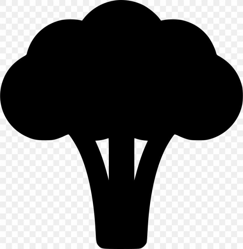 Clip Art Broccoli Food Vegetable Silhouette, PNG, 956x980px, Broccoli, Black And White, Cauliflower, Drawing, Food Download Free