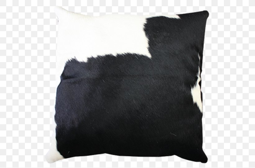 Cushion Cowhide Throw Pillows White, PNG, 550x541px, Cushion, Black, Cattle, Cowhide, Fur Download Free