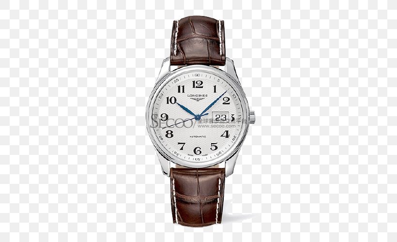 Longines Watchmaker Chronograph Strap, PNG, 500x500px, Longines, Bracelet, Brand, Brown, Chronograph Download Free