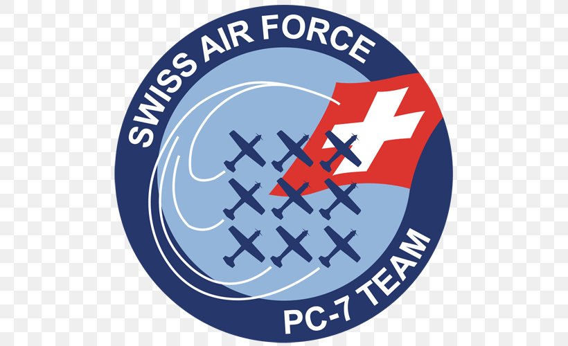 Pilatus PC-7 Logo PC-7 Team Pilatus PC-9 Football, PNG, 500x500px, Pilatus Pc7, Area, Blue, Brand, Business Download Free