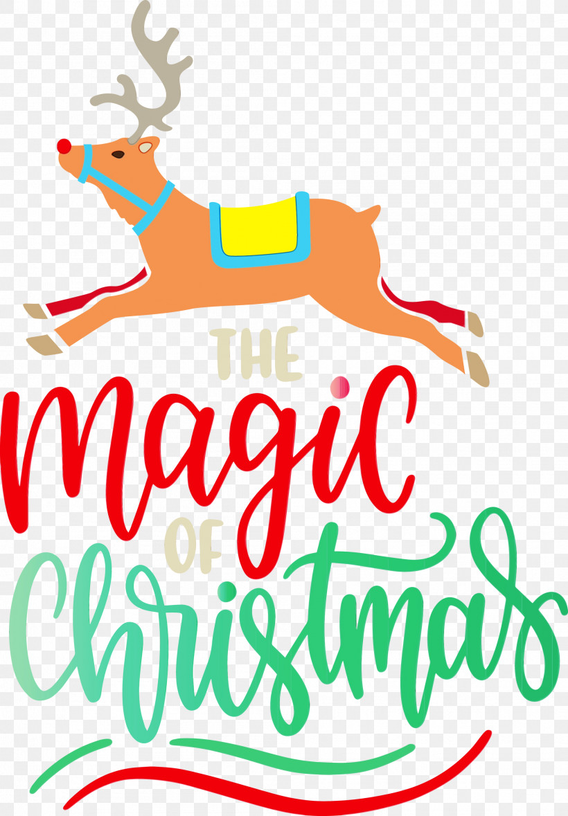 Reindeer, PNG, 2086x3000px, Magic Christmas, Deer, Line, Logo, M Download Free