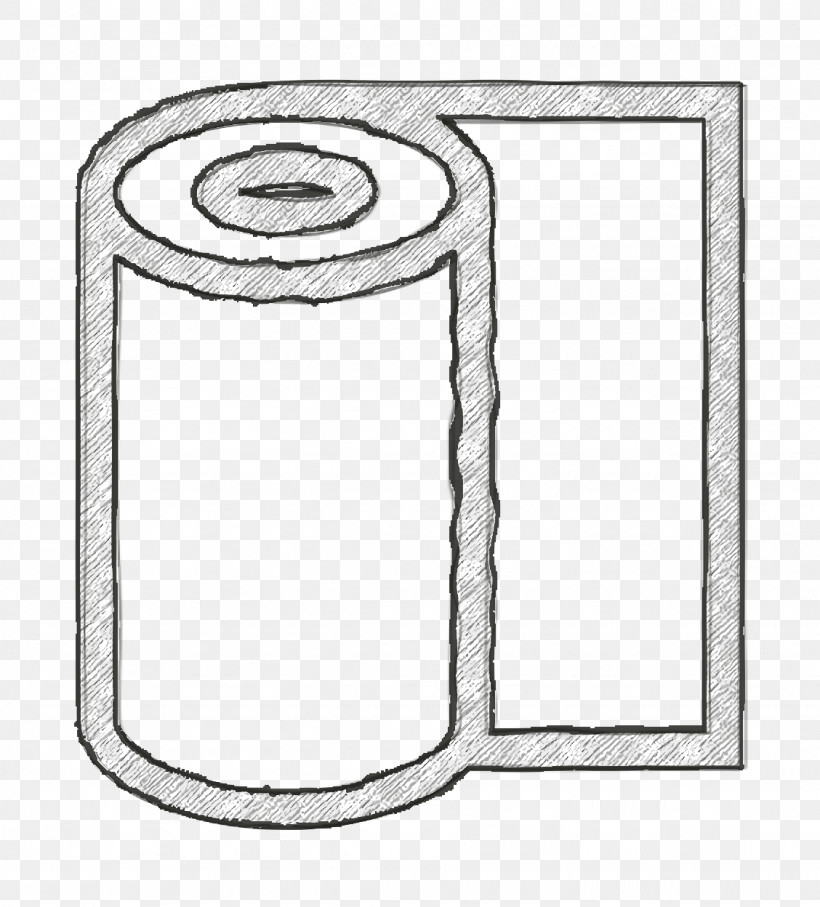 Roll Icon Paper Roll Icon Tools And Utensils Icon, PNG, 1128x1248px, Roll Icon, Black, Door, Door Handle, Drawing Download Free