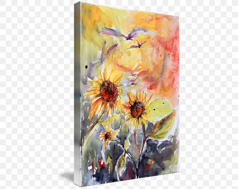 Watercolor Painting Art Acrylic Paint, PNG, 426x650px, Watercolor Painting, Acrylic Paint, Art, Artwork, Common Sunflower Download Free