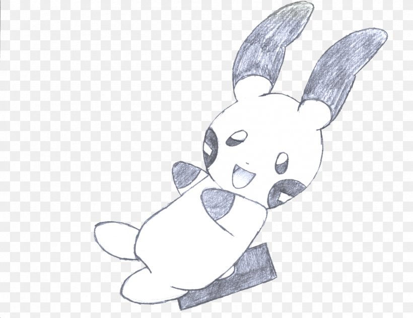 Domestic Rabbit Hare Easter Bunny Sketch, PNG, 1024x789px, Domestic Rabbit, Animal, Animal Figure, Artwork, Cartoon Download Free