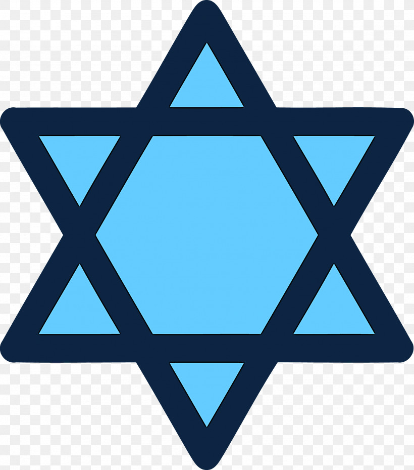 Happy Hanukkah, PNG, 2358x2672px, Happy Hanukkah, Electric Blue, Sign, Symbol, Triangle Download Free