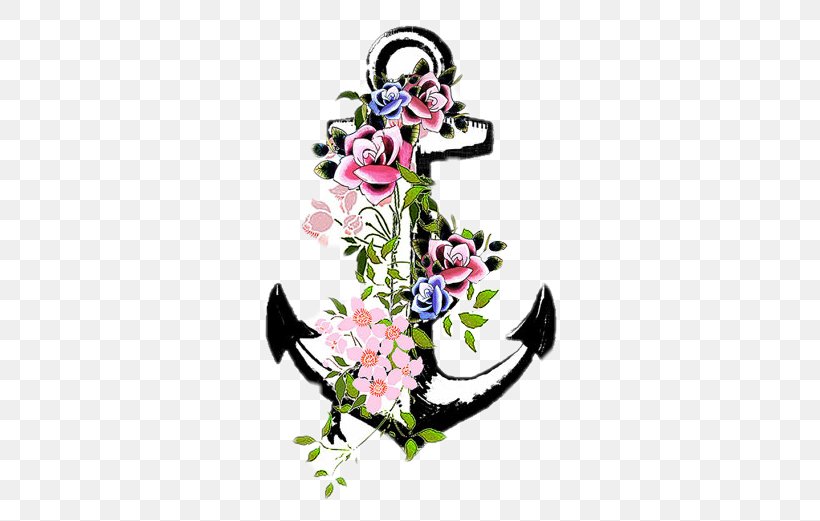 Tattoo Flower Flash Anchor Color, PNG, 549x521px, Tattoo, Anchor, Art, Body Piercing, Color Download Free