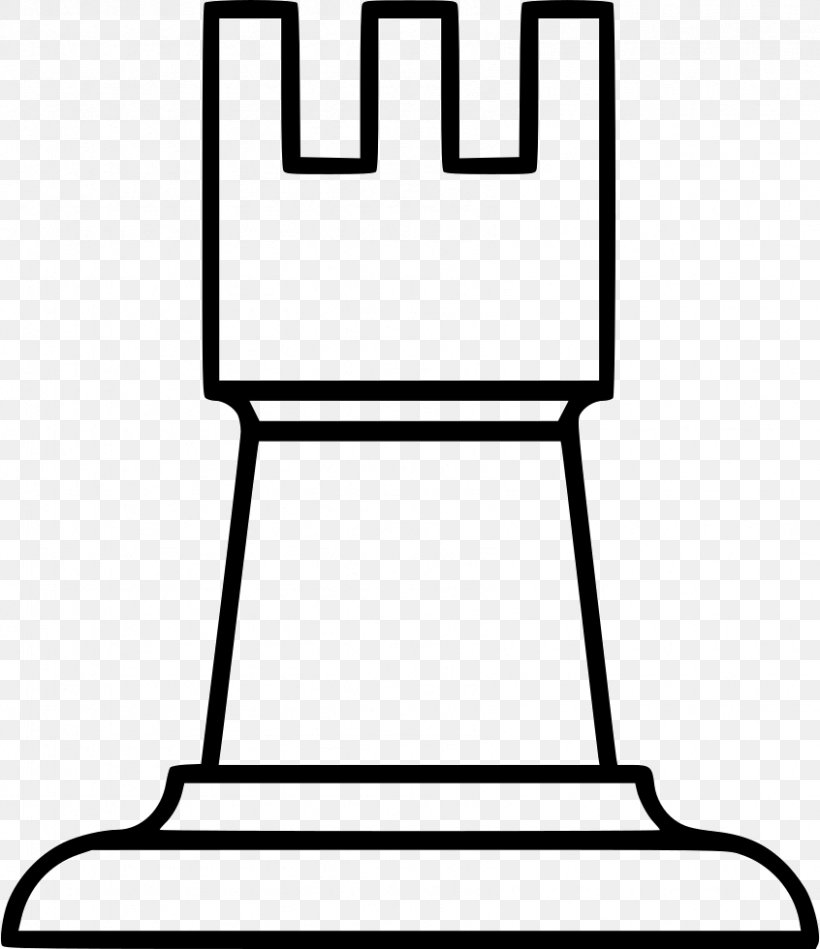 Chess Piece Rook Coloring Book, PNG, 846x980px, Chess, Area, Black And White, Brik, Chair Download Free