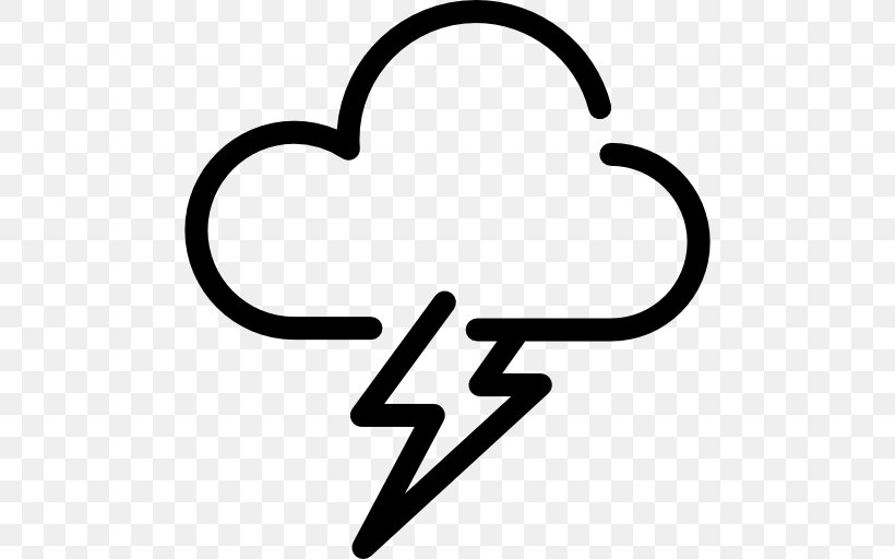 Thunder Storm Clip Art, PNG, 512x512px, Thunder, Area, Black And White, Body Jewelry, Cloud Download Free