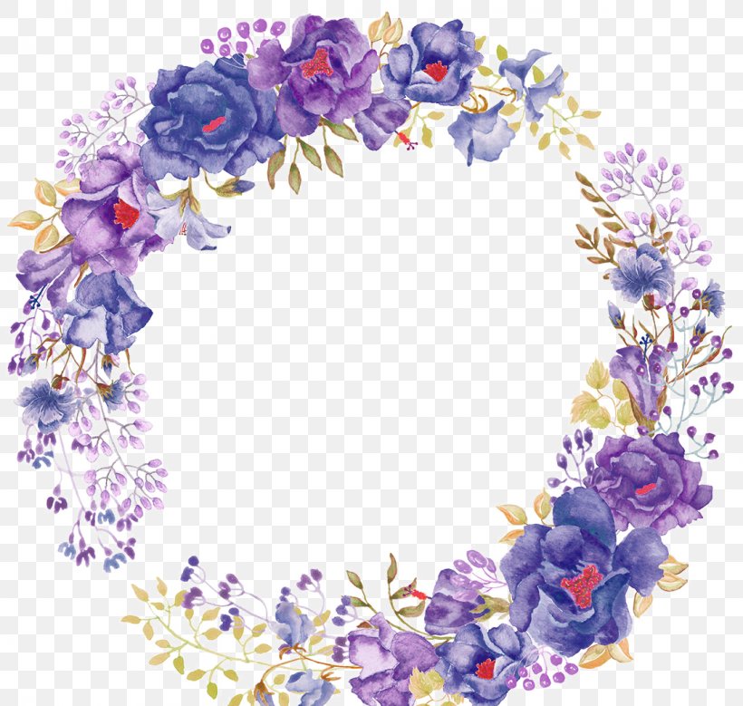 Flower Purple Watercolor Painting Wreath Clip Art, PNG, 1100x1046px, Flower, Cut Flowers, Floral Design, Floristry, Flower Arranging Download Free