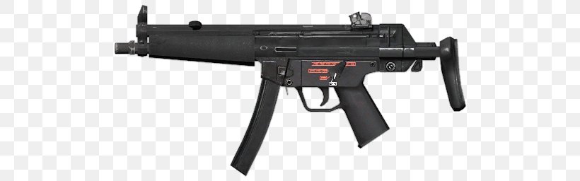 Heckler & Koch MP5 Firearm Blowback Airsoft Guns, PNG, 512x256px, Watercolor, Cartoon, Flower, Frame, Heart Download Free