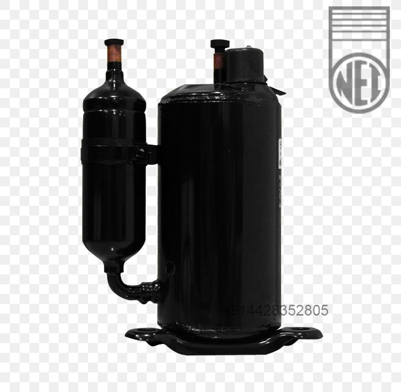 Rotary-screw Compressor Linear Compressor Reciprocating Compressor Vapor-compression Refrigeration, PNG, 800x800px, Rotaryscrew Compressor, Bottle, Compressor, Cylinder, Embraco Download Free