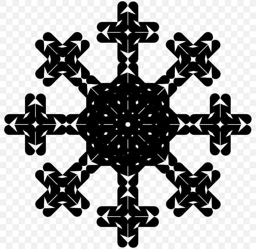 Snowflake Clip Art, PNG, 799x800px, Snowflake, Black And White, Cloud, Cross, Crystal Download Free