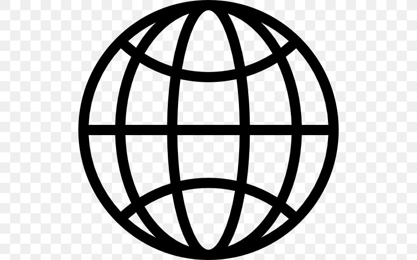 Globe World Earth Symbol, PNG, 512x512px, Globe, Area, Ball, Black And White, Drawing Download Free