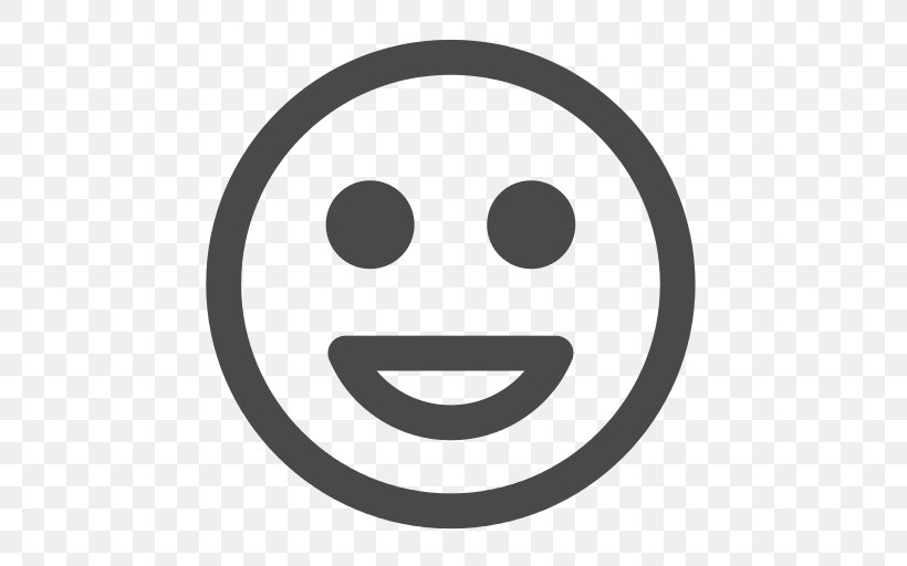 Smiley Emoticon Symbol, PNG, 512x512px, Smiley, Black And White, Blog, Emoticon, Facial Expression Download Free