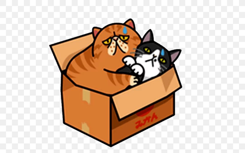 Cat Line Clip Art, PNG, 512x512px, Cat, Box, Carnivoran, Cat Like Mammal, Small To Medium Sized Cats Download Free