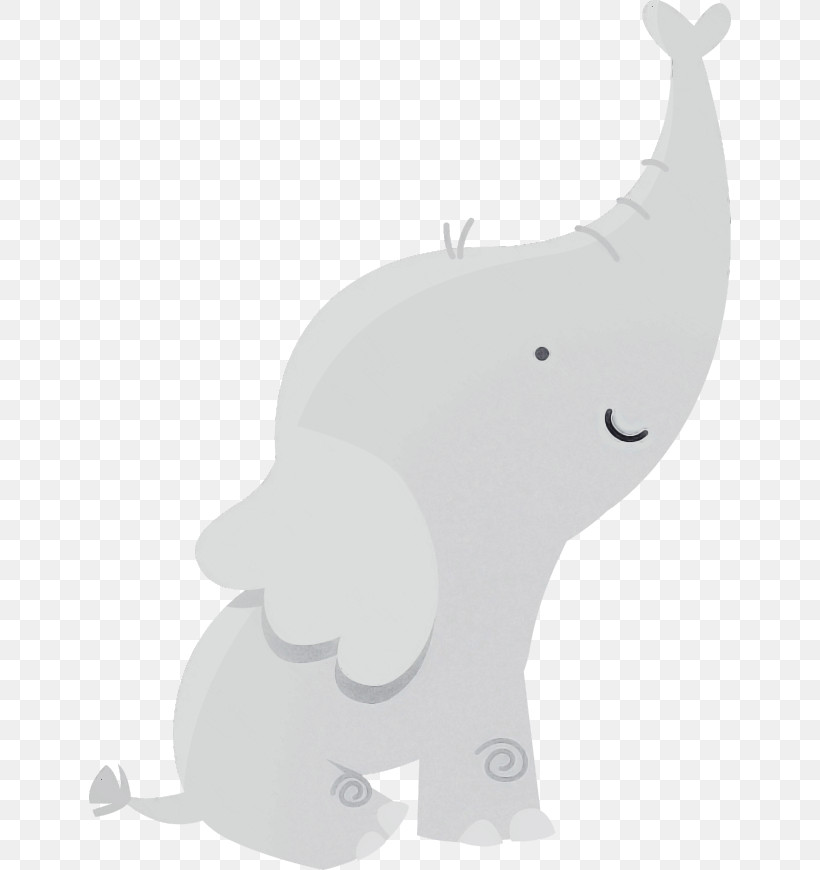Elephant, PNG, 642x870px, Cartoon, Animal Figure, Elephant, Tail Download Free