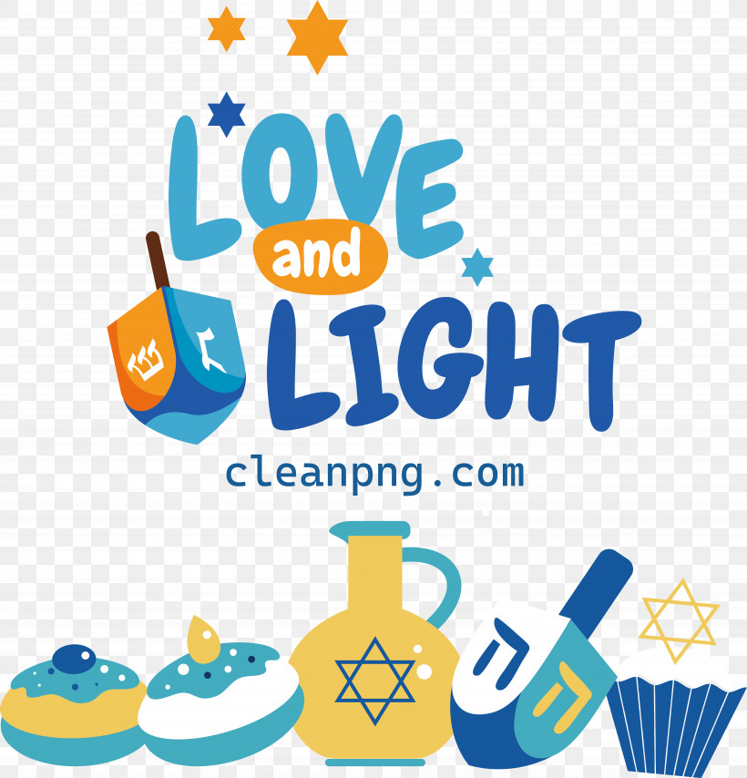 Happy Hanukkah Love Light, PNG, 7248x7556px, Happy Hanukkah, Light, Love Download Free