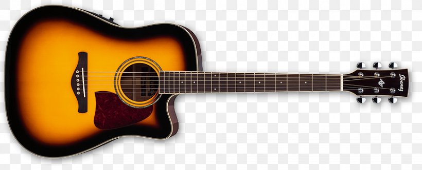 Ibanez Steel-string Acoustic Guitar Acoustic-electric Guitar, PNG, 870x353px, Watercolor, Cartoon, Flower, Frame, Heart Download Free