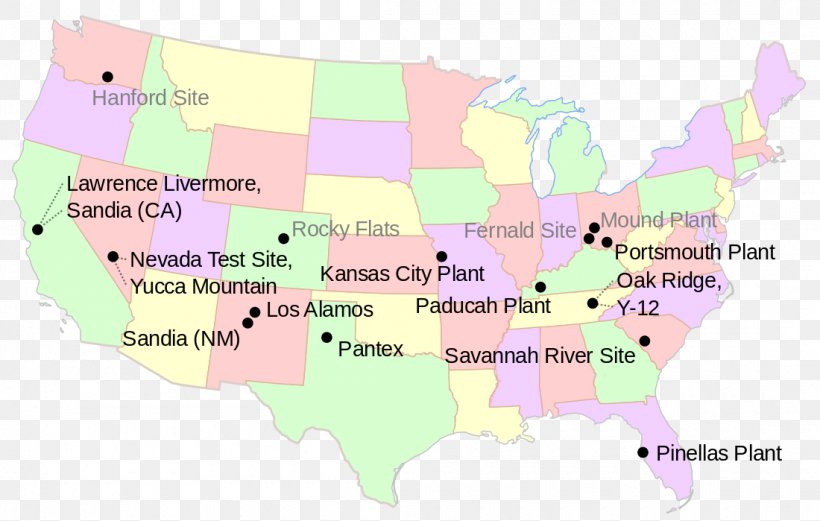 Nevada Test Site Silo Map Missile Launch Facility Nuclear Weapon, PNG ...