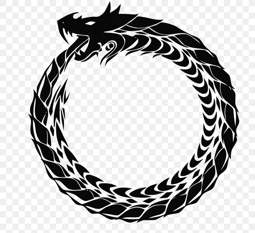 Ouroboros Clip Art, PNG, 750x750px, Ouroboros, Black And White, Monochrome, Monochrome Photography, Photography Download Free