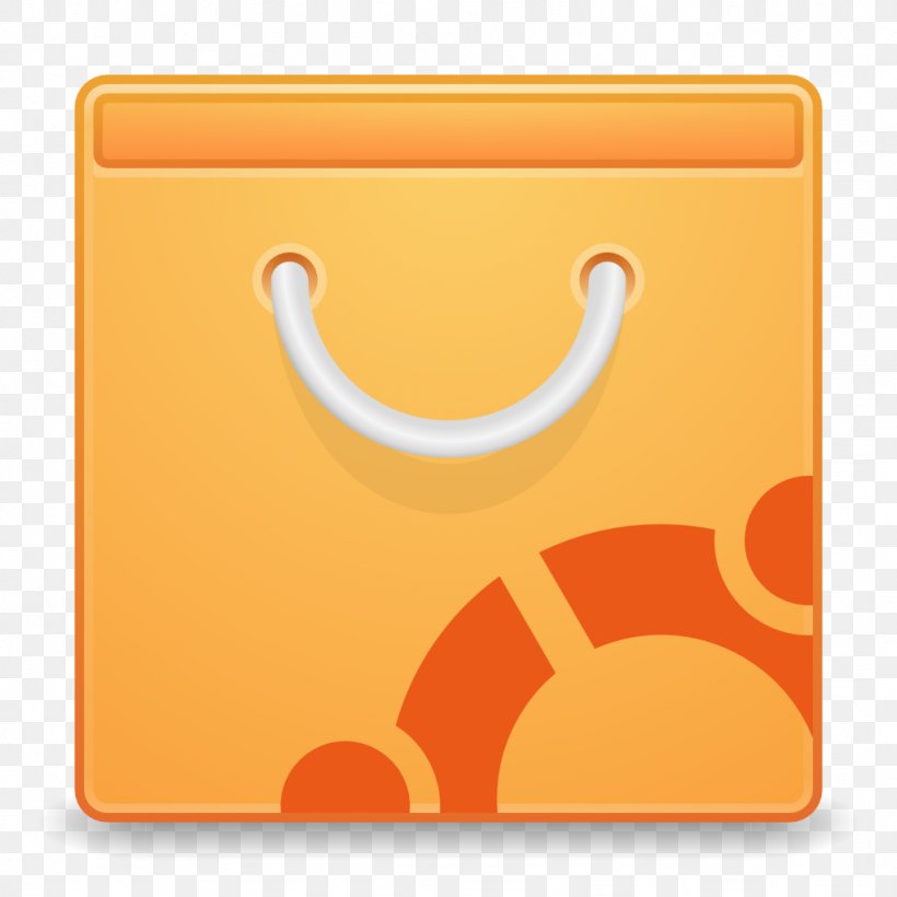 Square Symbol Yellow, PNG, 1024x1024px, Ubuntu Software Center, Android, Computer Software, Linux, Orange Download Free
