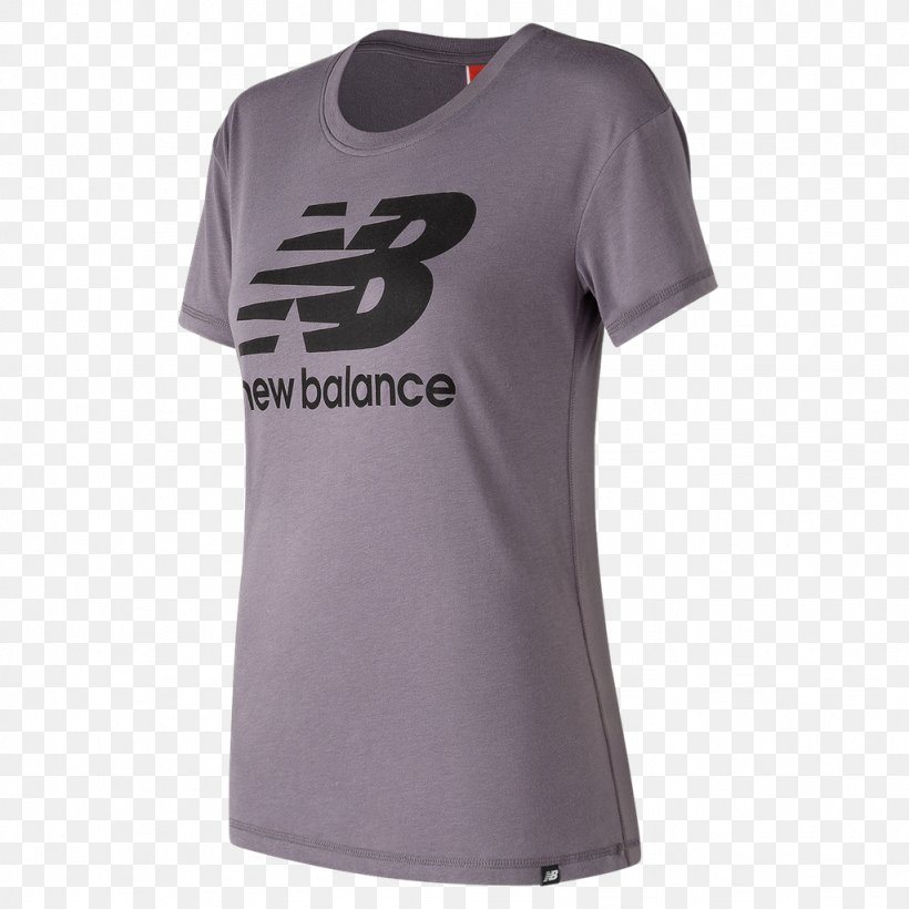 T-shirt New Balance Logo Sleeve Font, PNG, 1024x1024px, Tshirt, Active Shirt, Brand, Casual Wear, Clothing Download Free