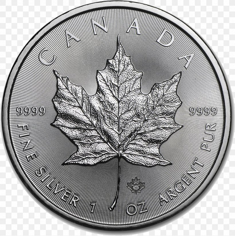 Canada Canadian Silver Maple Leaf Canadian Gold Maple Leaf Canadian Maple Leaf, PNG, 900x902px, Canada, Black And White, Bullion, Bullion Coin, Canadian Gold Maple Leaf Download Free