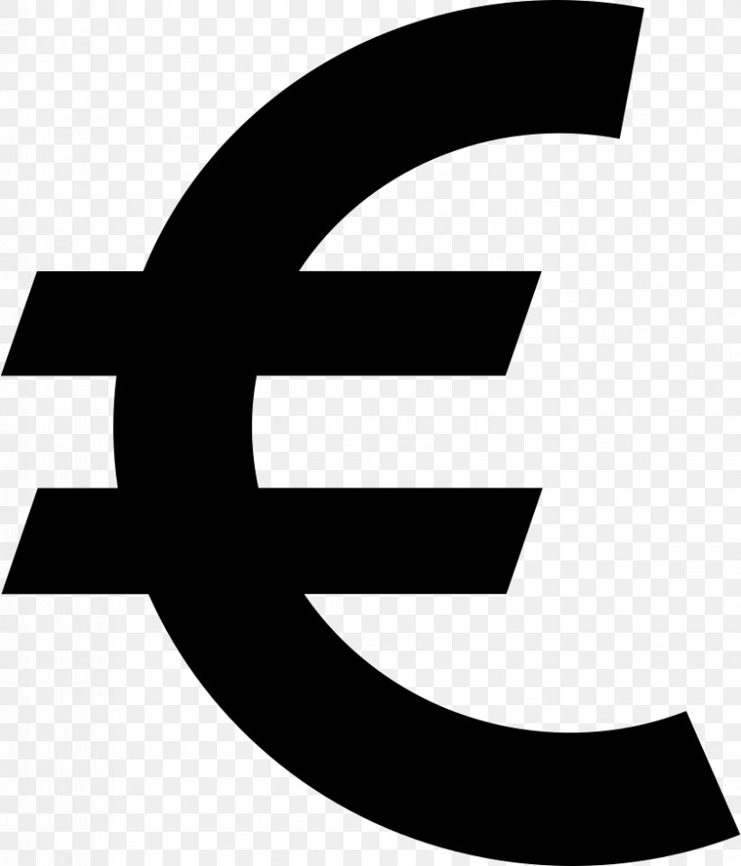 Currency Symbol Euro Sign European Union, PNG, 838x980px, Currency Symbol, Area, Black, Black And White, Black M Download Free