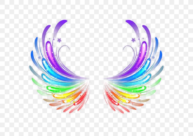 Light Wing Feather Halo, PNG, 650x577px, Light, Bloom, Blue, Color, Feather Download Free