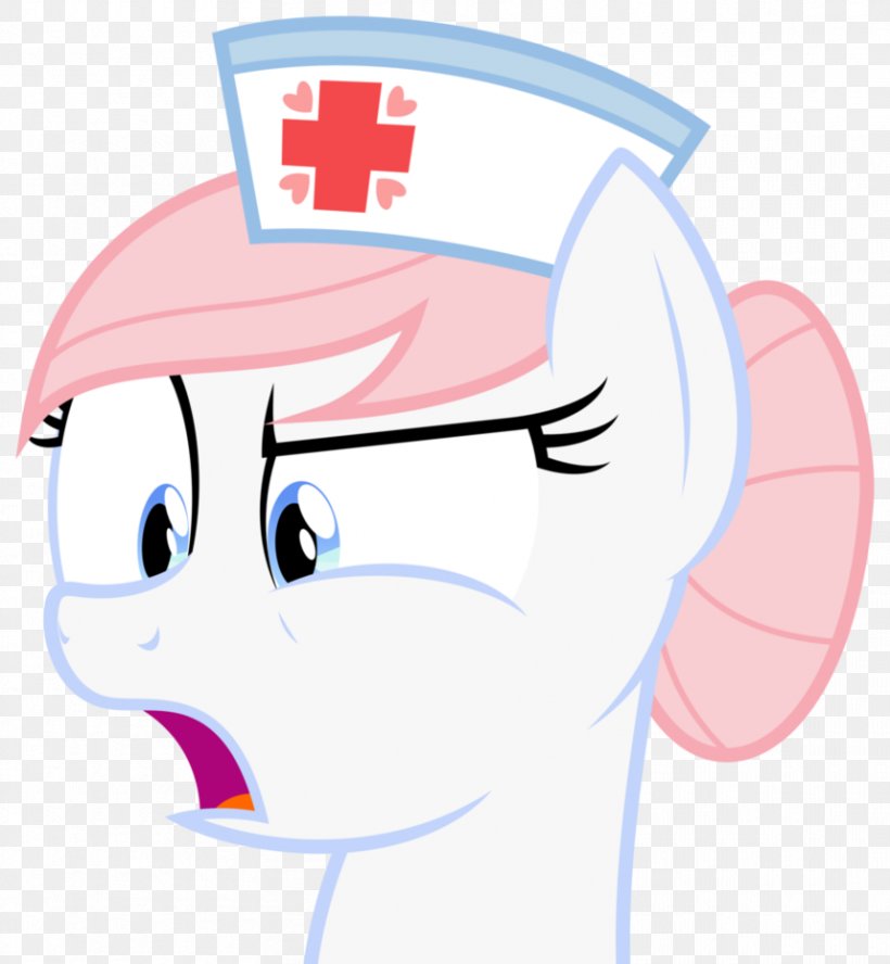 Pony Nurse Redheart Rainbow Dash DeviantArt, PNG, 858x930px, Watercolor, Cartoon, Flower, Frame, Heart Download Free