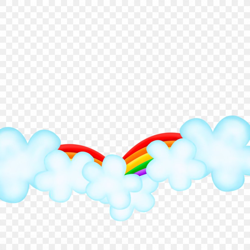 Rainbow Cloud, PNG, 1000x1000px, Rainbow, Cloud, Color, Computer Graphics, Fog Bow Download Free