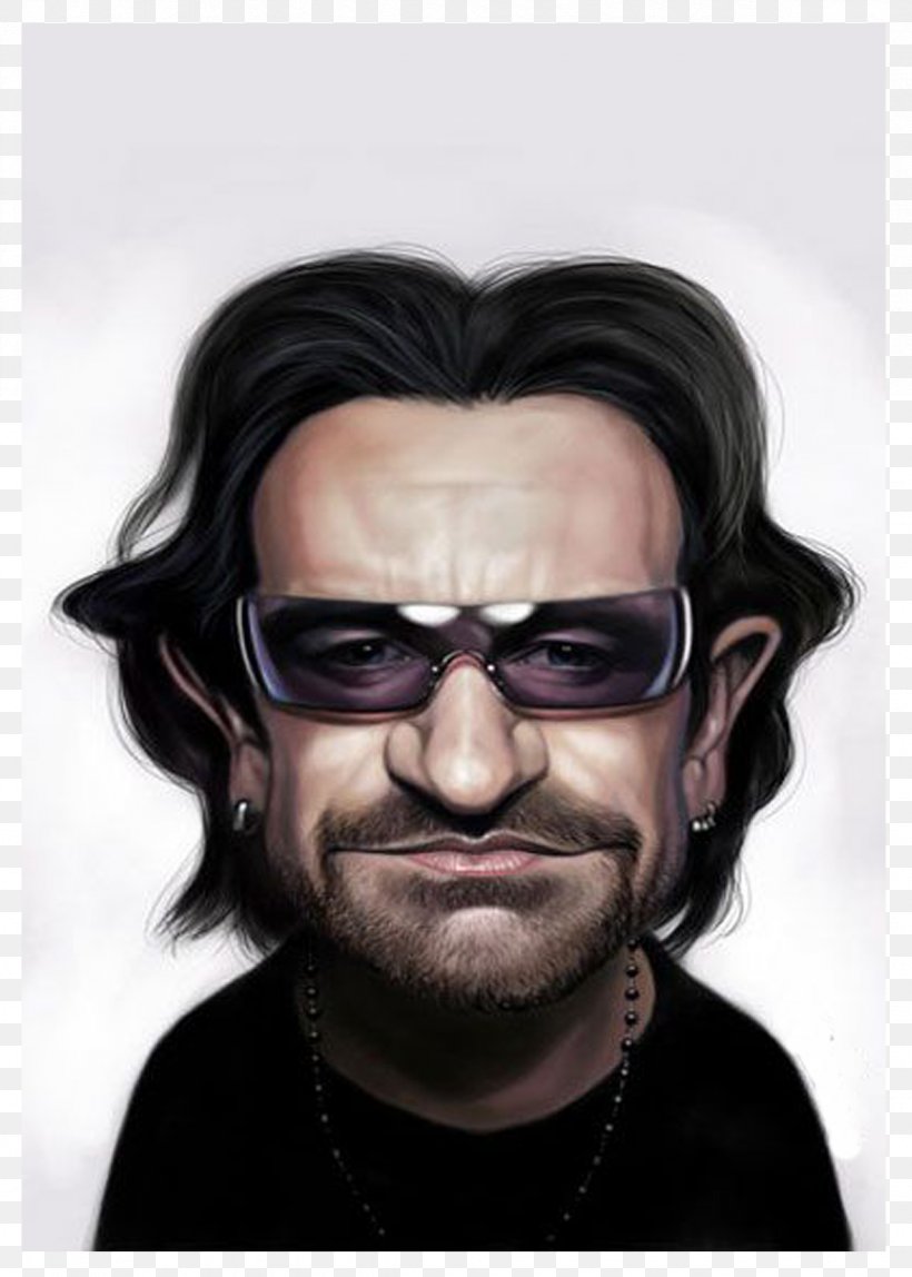 Bono Caricature Artist U2 Rock, PNG, 1181x1654px, Watercolor, Cartoon, Flower, Frame, Heart Download Free