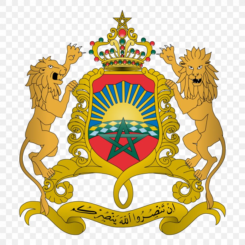 Coat Of Arms Of Morocco T-shirt, PNG, 1200x1200px, Morocco, Coat Of Arms, Coat Of Arms Of Morocco, Crest, Emblem Download Free