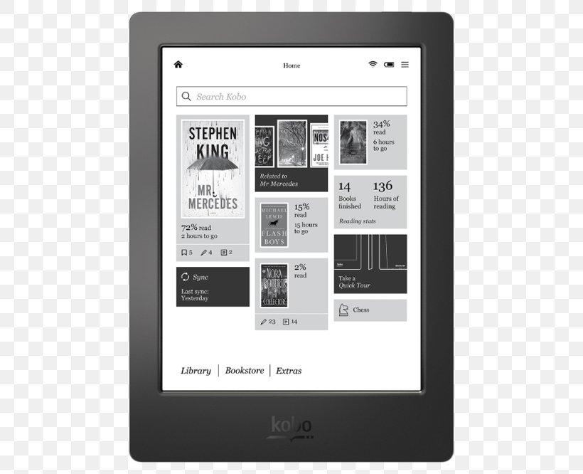 Kobo Aura HD Kobo Glo Barnes & Noble Nook Kobo Touch, PNG, 666x666px, Kobo Aura, Barnes Noble Nook, Black And White, Book, Brand Download Free