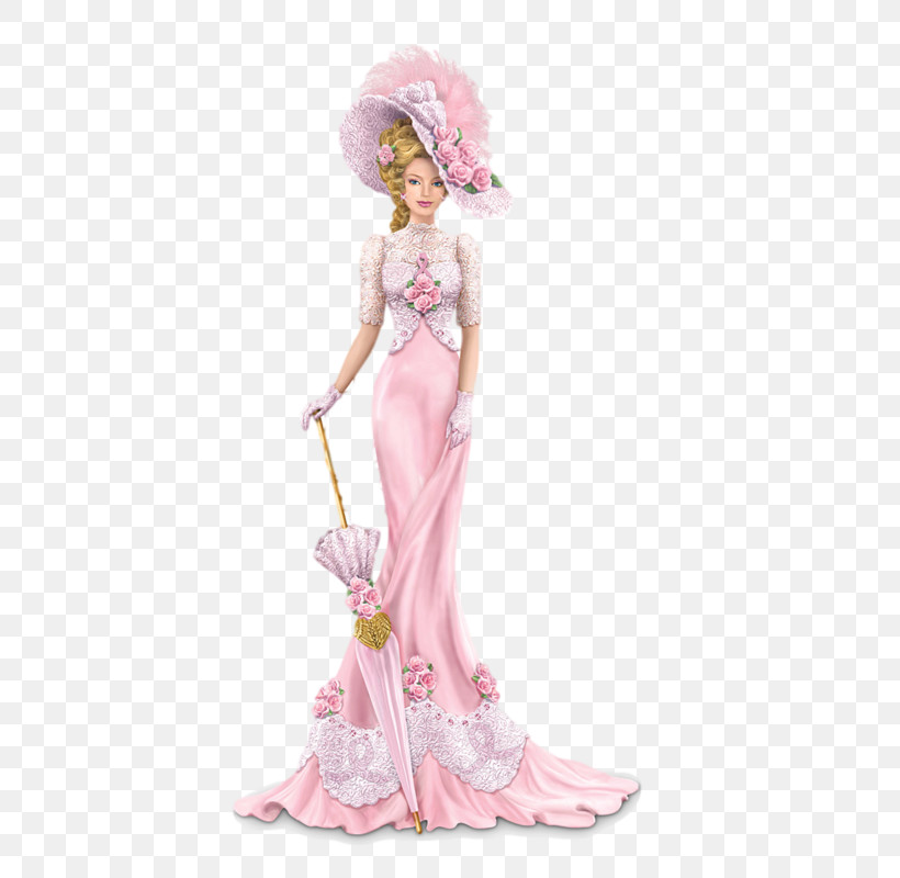 Figurine Pink Gown Toy Doll, PNG, 647x800px, Figurine, Barbie, Costume, Costume Design, Doll Download Free