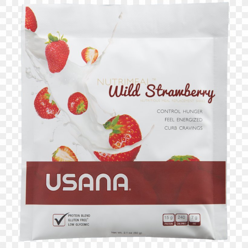 Strawberry USANA Health Sciences Milkshake Dietary Supplement Meal Replacement, PNG, 1200x1200px, Strawberry, Diet, Dietary Fiber, Dietary Supplement, Flavor Download Free