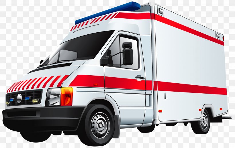 Ambulance Emergency Vehicle Car Clip Art, PNG, 4000x2524px, Ambulance, Automotive Exterior, Brand, Car, Commercial Vehicle Download Free