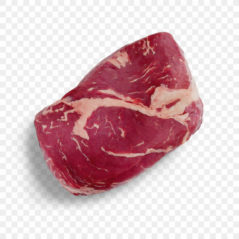 Prosciutto Lamb Lamb Steaks Venison Steak, PNG, 2000x2000px, Watercolor, Beef, Beef Tenderloin, Goat Meat, Lamb Download Free