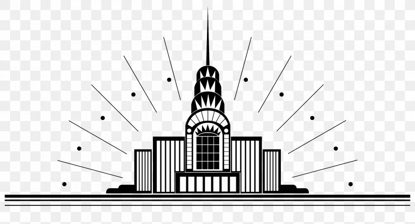 Art Deco Clip Art, PNG, 2400x1300px, Art Deco, Architecture, Art, Black And White, Brand Download Free