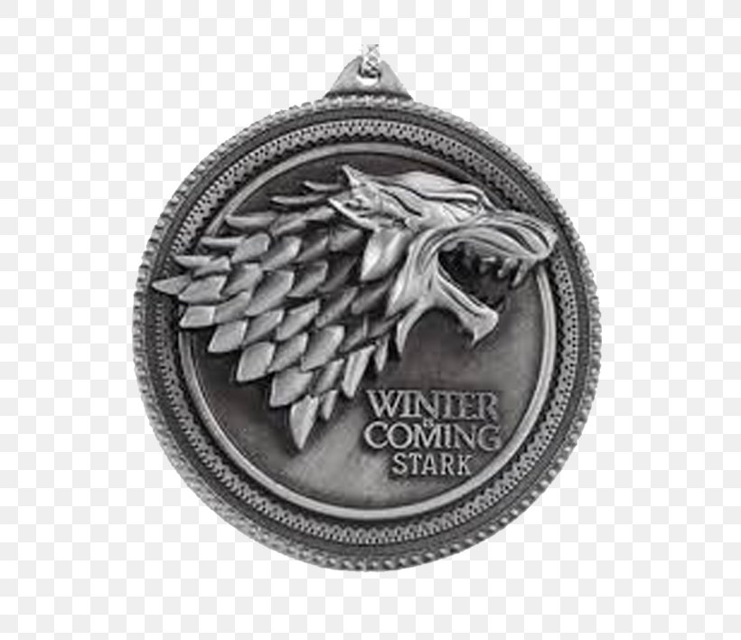 Arya Stark Daenerys Targaryen House Stark Key Chains Winter Is Coming, PNG, 570x708px, Arya Stark, Black And White, Chain, Daenerys Targaryen, Dire Wolf Download Free