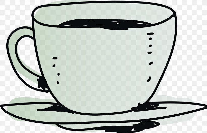 Coffee Cup, PNG, 3000x1934px, Coffee, Arabica Coffee, Cafe, Caffeine, Cappuccino Download Free