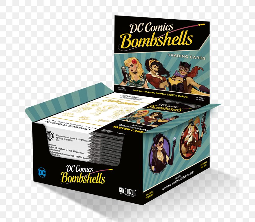 Harley Quinn DC Comics Bombshells Collectable Trading Cards Playing Card Wonder Woman, PNG, 720x714px, Harley Quinn, Box, Card Game, Catwoman, Collectable Trading Cards Download Free