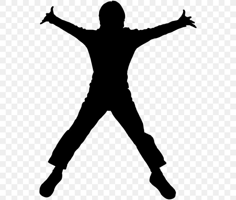 Silhouette Child Person Drawing, PNG, 550x695px, Silhouette, Arm, Black And White, Child, Dance Download Free