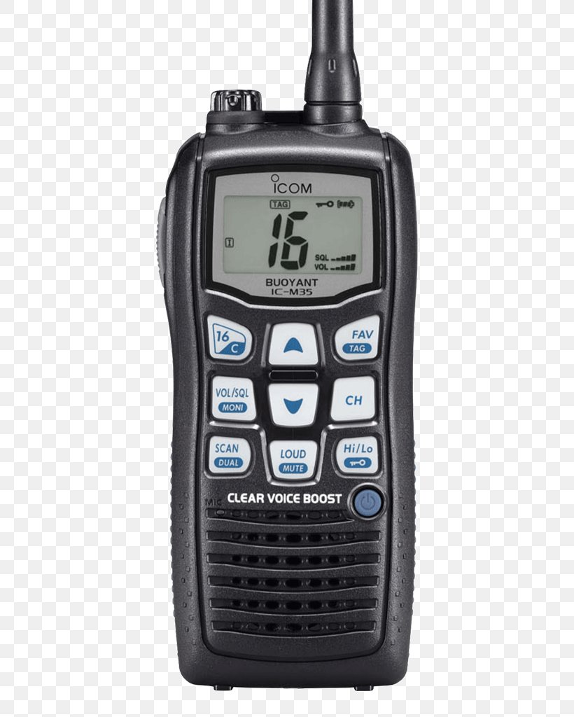 Marine VHF Radio Digital Selective Calling Icom Incorporated Transceiver Very High Frequency, PNG, 587x1024px, Marine Vhf Radio, Airband, Automatic Identification System, Band, Digital Selective Calling Download Free