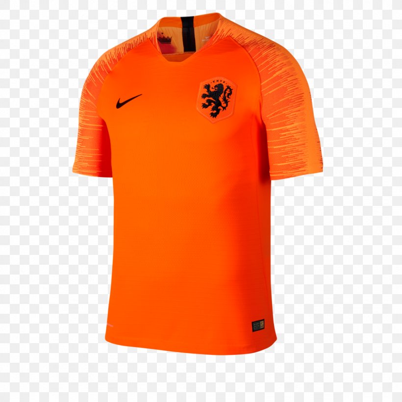 Netherlands National Football Team Netherlands Soccer Jersey 2018 World Cup Tracksuit, PNG, 1024x1024px, 2018, 2018 World Cup, Netherlands National Football Team, Active Shirt, Football Download Free
