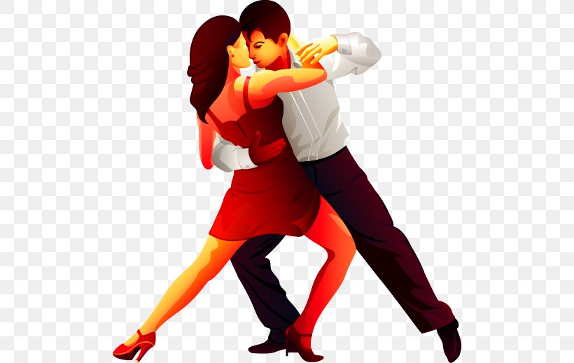 Tango Dance, PNG, 498x518px, Tango, Ballroom Dance, Cartoon, Dance, Dancer Download Free