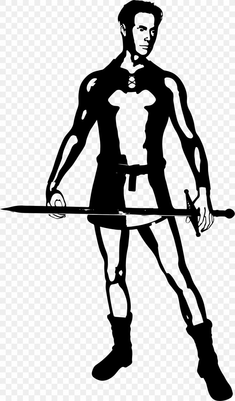 Knight Weapon Clip Art, PNG, 1300x2220px, Knight, Arm, Armour, Art, Black And White Download Free