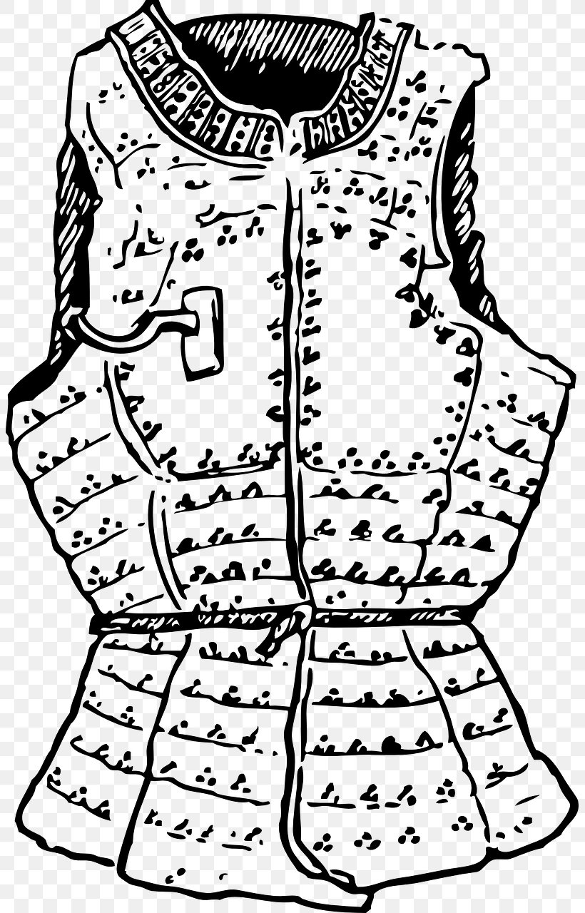 Plate Armour Public Domain Clip Art, PNG, 803x1280px, Armour, Artwork, Black, Black And White, Brigandine Download Free