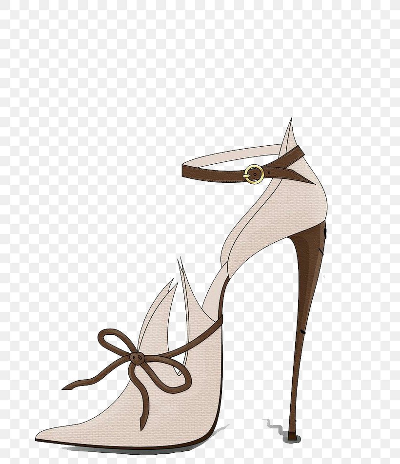 Sandal High-heeled Footwear Designer, PNG, 736x952px, Sandal, Absatz, Basic Pump, Beige, Designer Download Free