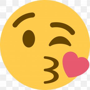 Kiss - Emoji Kiss Love Sticker Wink PNG